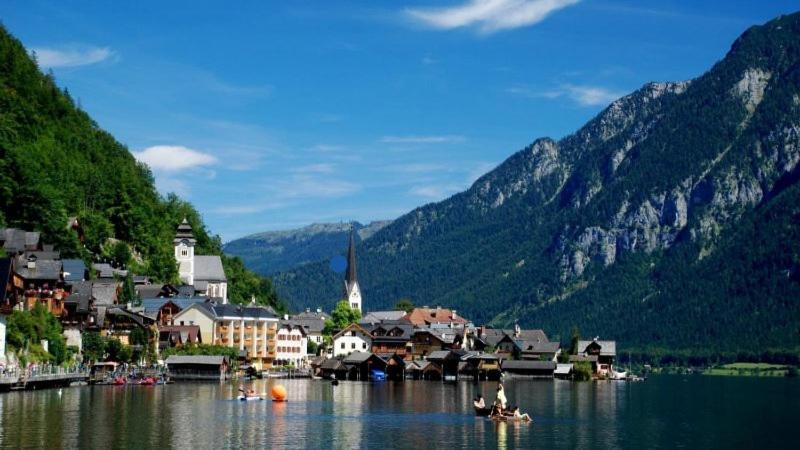 Ferienwohnung Krafttanken Hallstatt Exterior foto